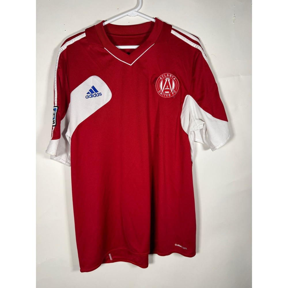 Adidas Atlanta United FC MLS Soccer Jersey Mens XL Red ClimaCool X24851